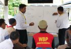 Program Literasi untuk WBP, Peserta Magang Lapas Kembang Kuning Fasilitasi Pelatihan Baca Tulis